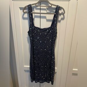 Windsor Midnight Blue Sequin Mini Dress
